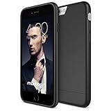 iPhone 6S Case - Maxboost [Vibrance S] For Apple iPhone 6 6S (4.7 Inch) Slider Style Protective SOFT-Interior Scratch Protection Finished Hard Cases Cover - Black / Black