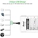BONAI AA Rechargeable Batteries with Charger 8 Pack 2800mAh High Capacity Ni-MH Rechargeable AA Batteries with Charger AA Set (8-Slot Charger with USB & Independent Design for AA AAA)