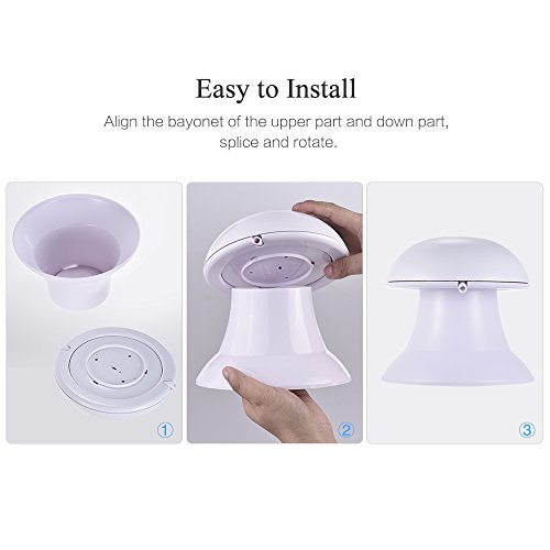 DADYPET-Katzen-Federspielzeug-Katzenspielzeug-Elektrisch-Katzenspielzeug-Federstab-Intelligenzspielzeug-Katzenspiel-Drehen-Feder-Spielzeug-360-Drehung-mit-Gefieder-Wei