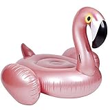 Flamingo Pool Float - Giant Inflatable Rose Gold Flamingo Pool Floats for Adults, Swimming Party Pool Lounge Toys, Rafts & Ride-ons - 59-inch