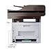 HP Samsung ProXpress M3870FW Wireless Monochrome Laser Printer with Scan/Copy/Fax, Mobile Connectivity, Duplex Printing, Print Security & Management Tools(SS378E)
