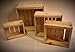 Darla'Studio 66 Natural Rustic Wood Crates- Set of 4