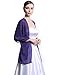 Sheer Soft Chiffon Bridal Women's Shawl For Special Occasions White