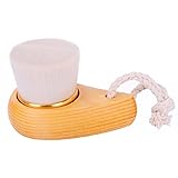 Facial Cleansing Brush EPRHAN Natural Wood Handle Soft and Effective Cleaning Facial Skin Care Tool Soft Bristle Face Cleaning Beauty Brush