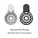 MTSmart Outlet Echo Dot Wall Mount Stand for Home Speaker (2nd Generation),Holder Hanger Bracket Case for Home Voice Assistants, Space Saving Accessories Without Messy Wires or Screws - White 1 Pack