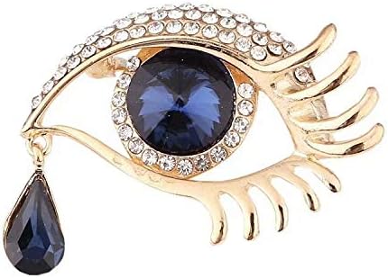 Tear of Angel Rhinestone Brooch Pin