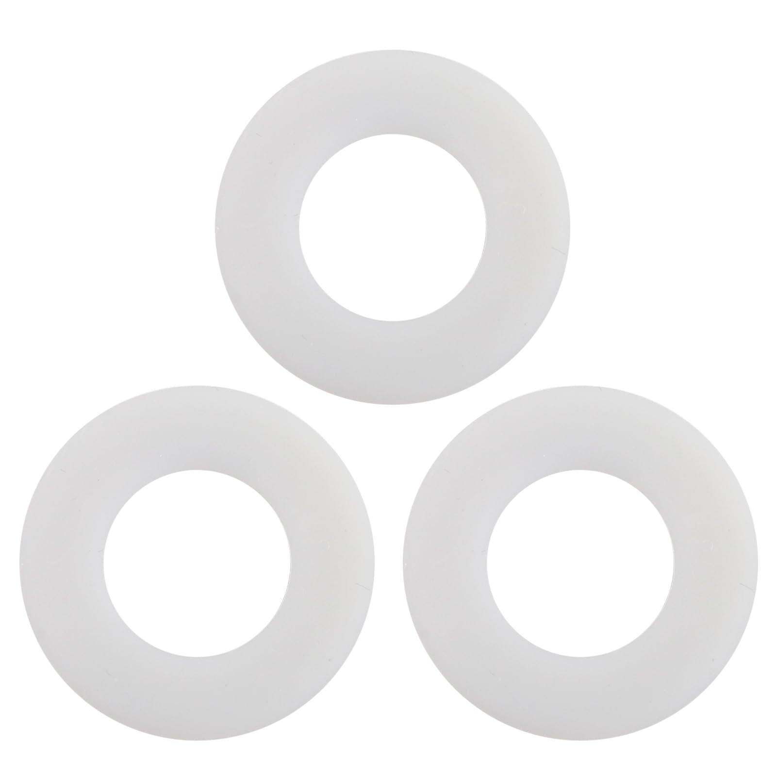 3 Pack 816.418.00.1 Flush Valve Base Sealing Washer Compatible with Geberit Replacement Silicon Clear Washers Repair Rubber Seal Diaphragm