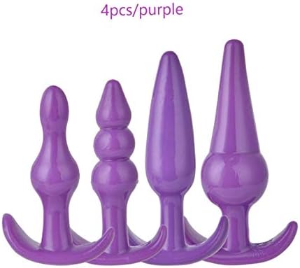 Eva12-4pcs Trainer Kit for Women, B'utt Plùgs - Beginner Starter Set (Purple2)