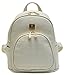 Kenox Girls Pu Leather College Daypacks Multi-function Travel Backpack