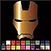 Iron Man Vinyl Decal / Sticker - White 4