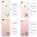 BENTOBEN iPhone 8 Plus Case, Glitter Sparkly Bling Slim 2 in 1 Hybrid Hard PC Cover Soft TPU Bumper Non-Slip Shockproof Protective Phone Case Cover for Apple iPhone 8 Plus 5.5