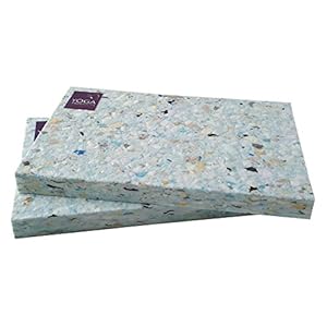 2 x Recycled Chip Foam HALF Yoga Blocks