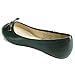 Alpine Swiss Iris Womens Ballet Flats Classic Bow Slip On Comfortable Shoes Black 7 M US