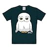LOGOSHIRT – Harry Potter – Uil – Hedwig – T-Shirt Kinderen – zwart – Gelicentieerd origineel ontwerp