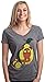 Ann Arbor T-shirt Co. Avogato | Funny Cute Avocado Cat Joke Arigato Graphic V-Neck T-Shirt for Women