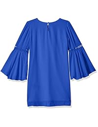 Amy Byer - Vestido de campana grande con encaje