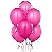 Lokman 12 Inch Metallic Hot Pink Balloons, Mother's day Easter Day Balloons Party supplies for Birthday, Baby Shower, Wedding, Halloween, Christmas (Hot Pink)