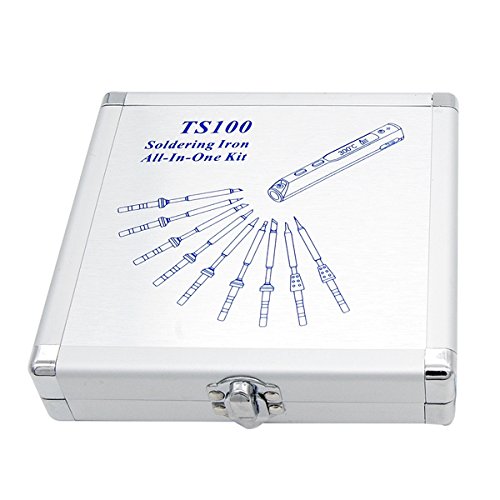 Portable Aluminium Storage Box 154 x 147 x 36mm for TS100 Soldering Iron Station - Thumbnail 2