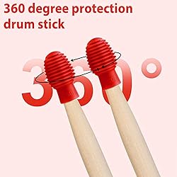 4 Pieces Drum Mute Drum Dampener Silicone Drumstick
