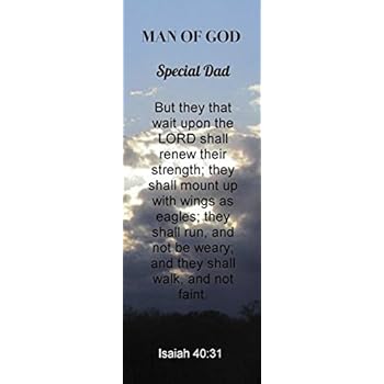amazoncom happy fathers day man of god special dad bookmarks 50