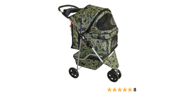 camo dog stroller