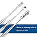 IBEET Stainless Steel Ear Wax Pick Remover Earpick 360 Degrees Rotate Curette Cleaner Tools