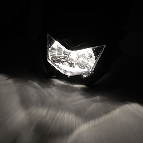 Beautyexpectly 12V 35W H4 Universal Street Fighter Headlight Headlamp Fairing kit For KAWASAKI YAMAHA SUZUKI HONDA KTM Dirt Bike Motorcycle
