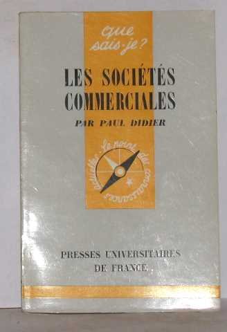 Les  Sociétés commerciales