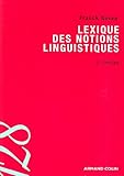 Image de Lexique des notions linguistiques (French Edition)