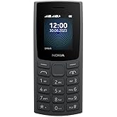 Nokia 105 4G | Dual SIM | GSM Unlocked Mobile Phone | Volte | Charcoal | International Version | Not AT&T/Cricket/Verizon Com