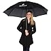 Oversize Golf Umbrella Large 62 Inch Windproof Waterproof Auto Open Black