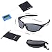 BONMIXC Polarized Sunglasses for Men, Unbreakable Frame & Lens 100% UV400 Blocking & Glare Eliminating