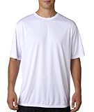 A4 Adult Solid Color Performance Crew T-Shirt