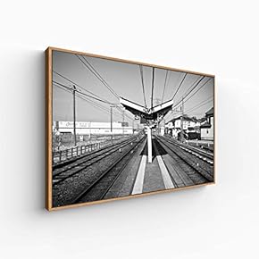 Canvas Wall Art for Living Room, Bedroom Building Framed Canvas Prints for Home Decoration Ready to Hang - 16x24 inches