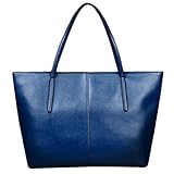 Fashion Road Womens PU Leather Large Capacity Shoulder Bags Tote Handbag