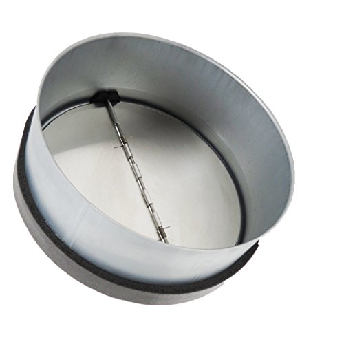 6 Inch Round Spring Loaded Backdraft Damper by American ALDES Home