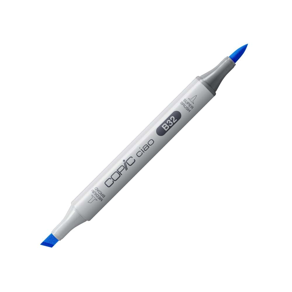 COPIC Ciao Coloured Marker Pen - (B-32) Pale Blue, Art & Crafts, Graphics, Highlighter, Design, Anime, Professional & Beginners, Art Supplies & Colouring Books
