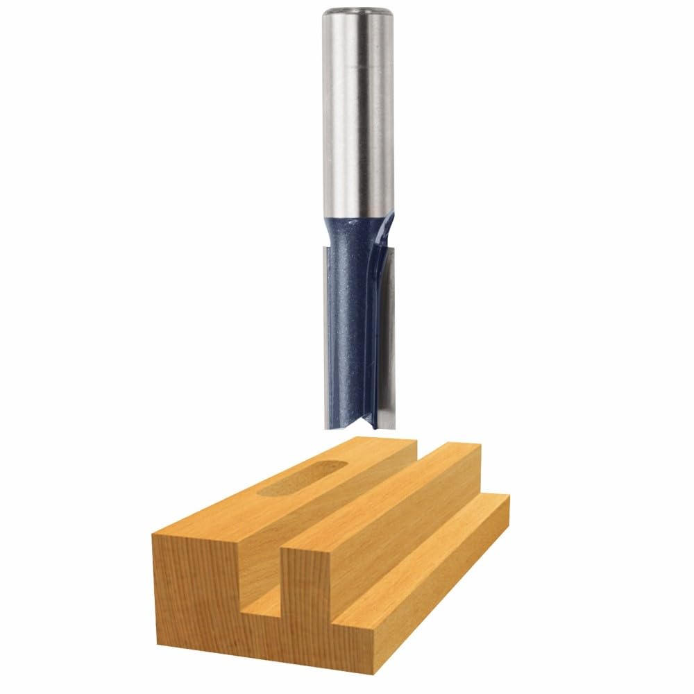 Photo 1 of Bosch 84210M 1/2 in. x 1-1/4 in. Carbide Tipped 2-Flute Straight Bit