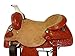 PRO Western 15 16 17 Working Roping Brown Leather Western Horse Trail Saddle (17 Inch)thumb 2