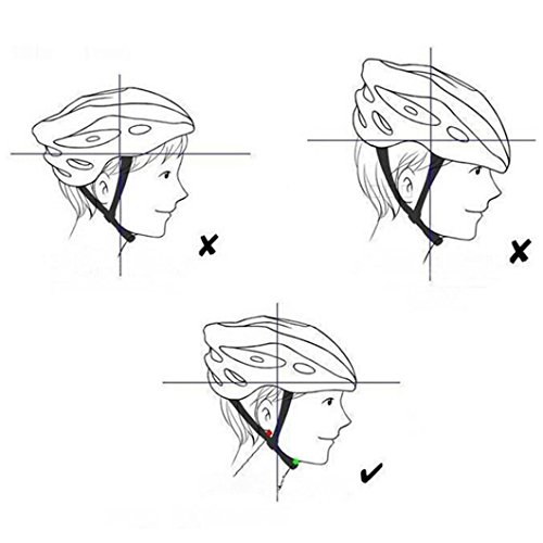 Boofab Adult Safety Helmet Adjustable Road Cycling Mountain Bike Bicycle Helmet Ultralight Inner Padding Chin Protector and visor (C)
