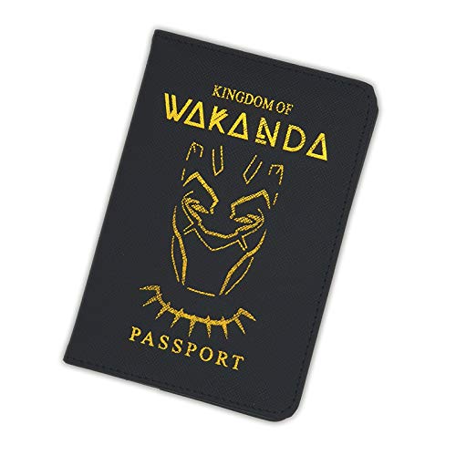 LizMatech Marvelous Wakanda, Asgard, Hydra Travel Passport Holder Wallet case Cover Marvelous (Wakanda 3)