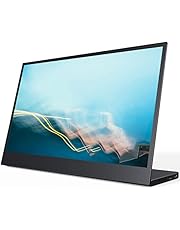PTVDISPLAY Portable Monitor, 14 inch IPS 1080P Laptop Screen Extender, Travel Gaming External Monitor with Speakers for Laptop PC Phones and Gaming Mac Xbox PS4 Switch. (Black, 14 inch)