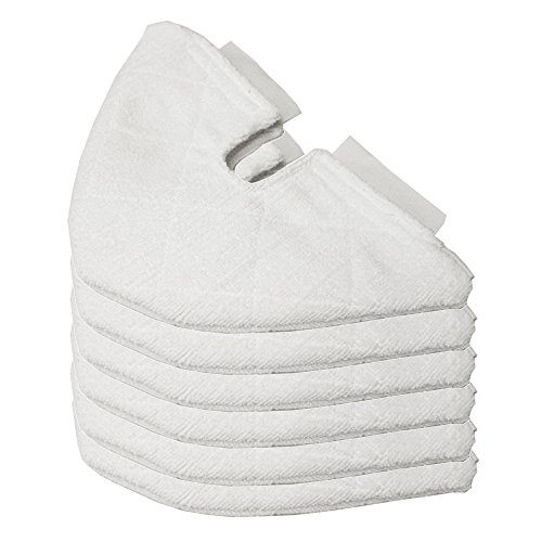 6pcs Replacement Microfiber half-circle Angle Pads for Shark
