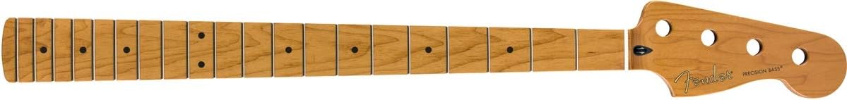 Fender Roasted Maple Precision Bass Neck, 20 Medium Jumbo Frets, 9.5", Maple, C Shape, multicoloured, Einheitsgröße