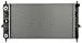 Prime Choice Auto Parts RK1025 New Complete Aluminum Radiator