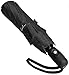 Swish Compact Travel Umbrella with Auto Open Close (Black)