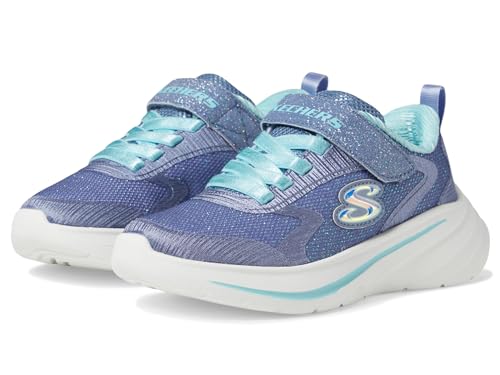 Skechers Kids Wave 92 Sneaker, Silver/Taupe, 11.5 Little Kid