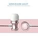 UiiSii Wired Earphones, Earbuds with Mic, in-Ear Headphones for Smart Phone Compatible with 3.5 mm Jack, Crystal Clear Sound, Ergonomic Comfort-Fit (Pink))