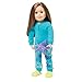 Maplelea Sea Otter Sleepwear for 18 Inch Dolls, PJs and Slippers