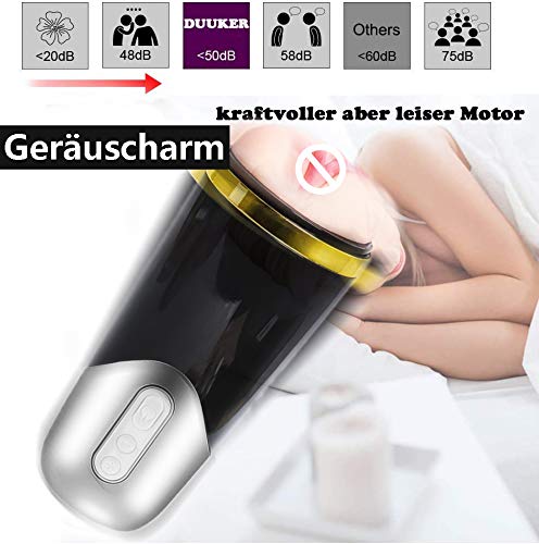 Sexspielzeug Männer Masturbieren Mann Taschenmuschi Masturbator, Muschi Pussy Blowjob 3D Realistisch Vagina Silikon Masturbatoren mit 7 Vibrationsmodi, Automatischer 608 G